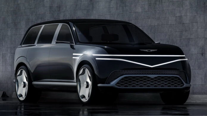 Дебютує вже у серпні: електричний Genesis GV90 отримає двері як у Rolls-Royce